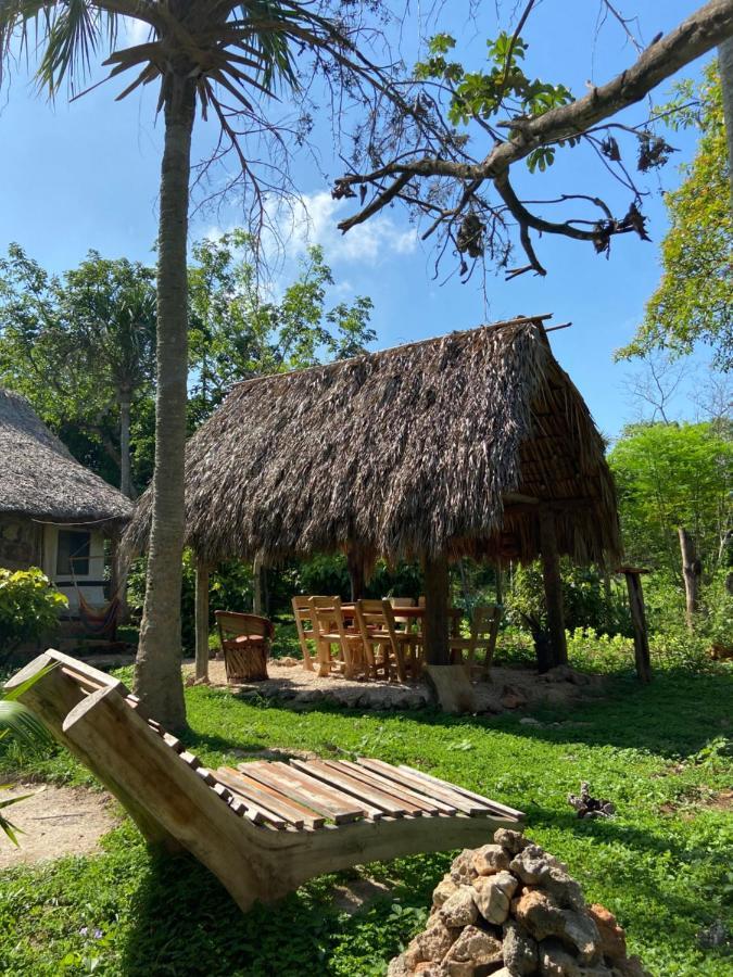 Encantadora Villa Maya Tradicional En Rancho Agroecologico Tzucacab Exterior photo