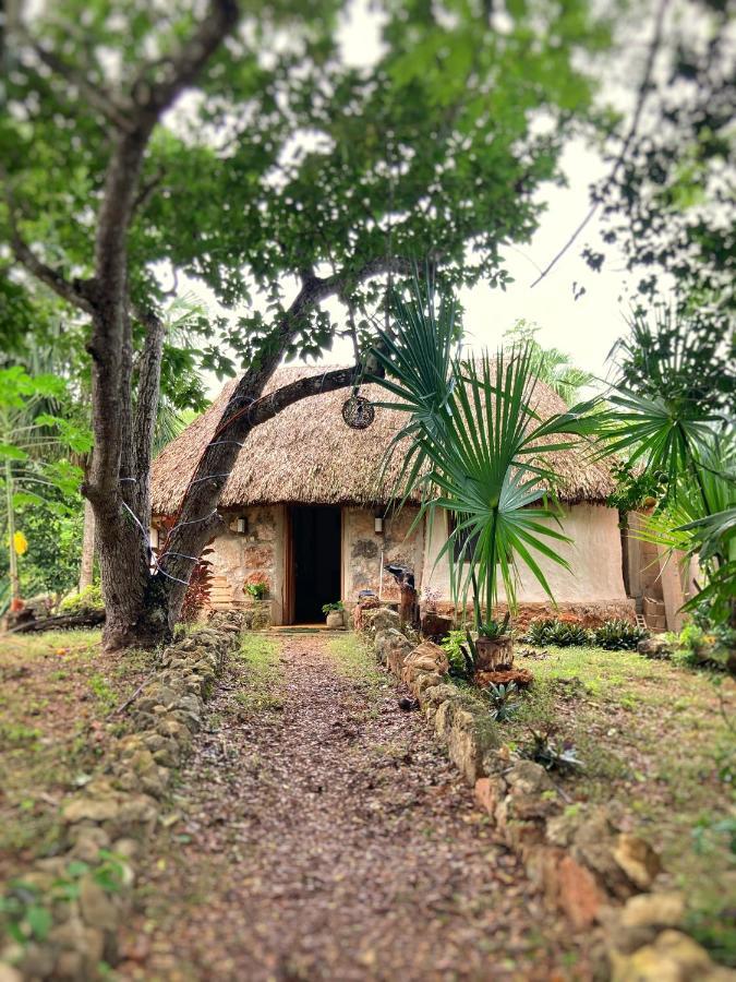 Encantadora Villa Maya Tradicional En Rancho Agroecologico Tzucacab Exterior photo