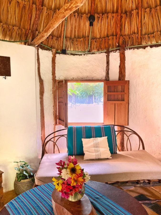 Encantadora Villa Maya Tradicional En Rancho Agroecologico Tzucacab Exterior photo