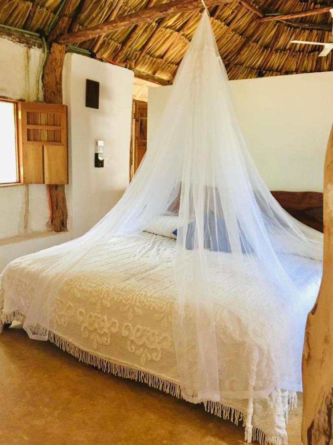 Encantadora Villa Maya Tradicional En Rancho Agroecologico Tzucacab Exterior photo