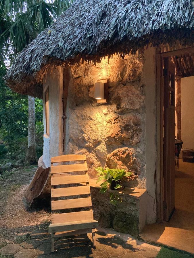 Encantadora Villa Maya Tradicional En Rancho Agroecologico Tzucacab Exterior photo